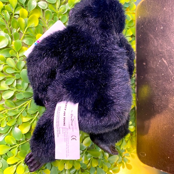 DISNEY STORE NWT VINTAGE 1990s MIGHTY JOE YOUNG BLACK GORILLA BEAN BAG PLUSH - Picture 9 of 13